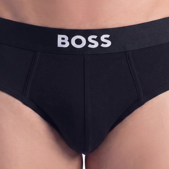 Verpakking van 3 Heren Elastische Katoenen Boxers 50546561 - Image 3