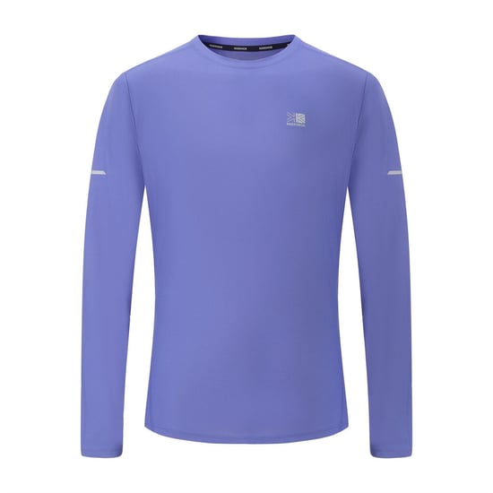 Karrimor Heren-T-shirt met lange mouwen en reflecterende details (Baja Blauw) - Image 1