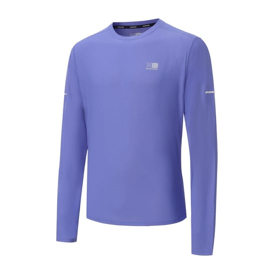 Karrimor Heren-T-shirt met lange mouwen en reflecterende details (Baja Blauw) - Image 2