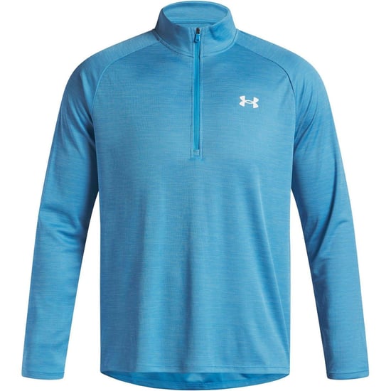 Under Armour Heren Tech Textured Half Zip Top (Etherisch Blauw) - Image 2