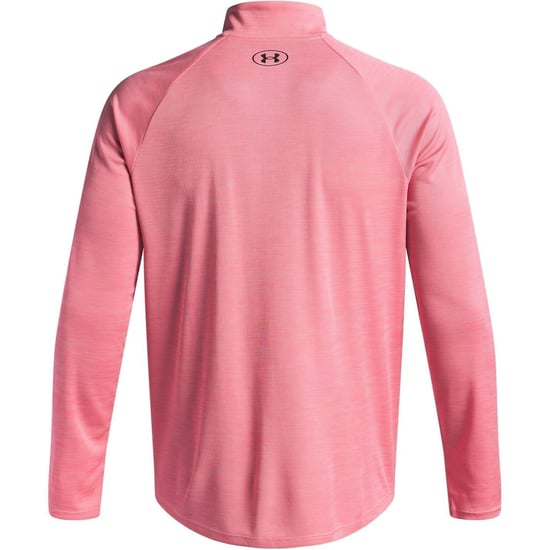 Under Armour Heren Tech Textured Half Zip Top (Roze) - Image 2