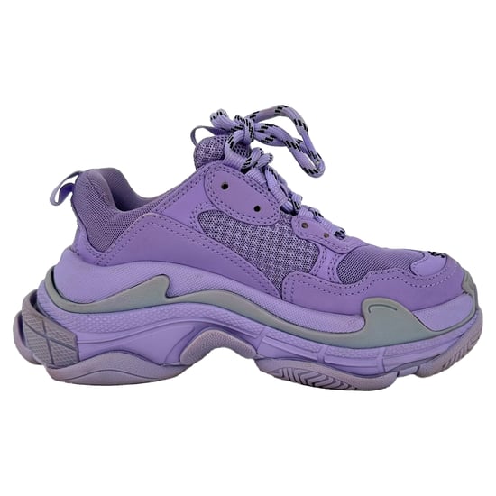 Balenciaga Triple S sneakers in paars nylon canvas - Image 1