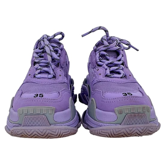 Balenciaga Triple S sneakers in paars nylon canvas - Image 2