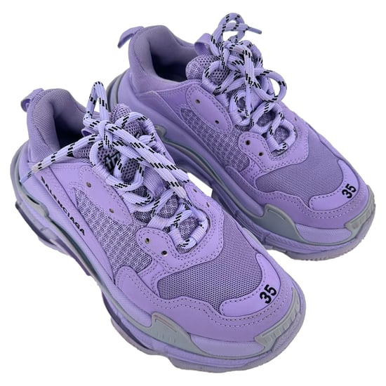Balenciaga Triple S sneakers in paars nylon canvas - Image 6