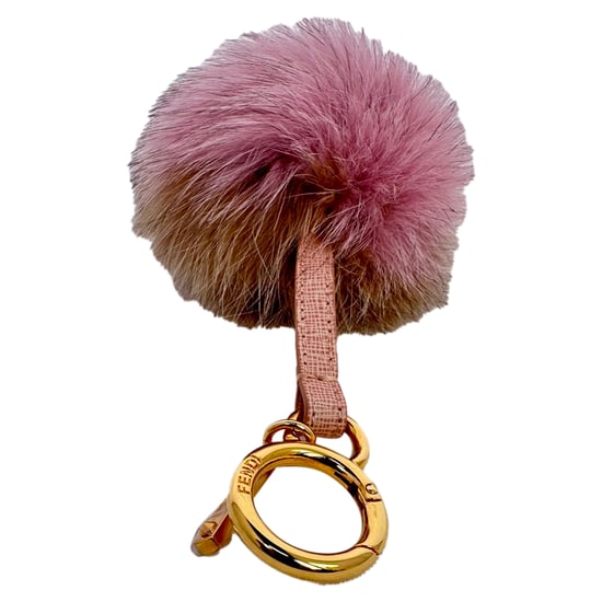 Fendi Pom Pom tashanger van veelkleurig vossenbont - Image 4