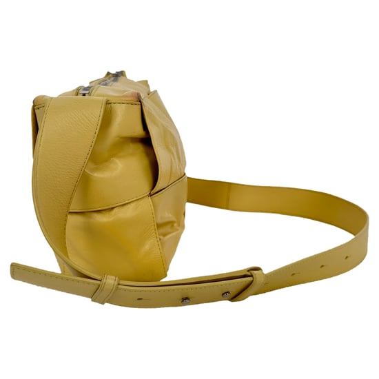 Bottega Veneta Medium Arco cameratas in geel kalfsleer - Image 4