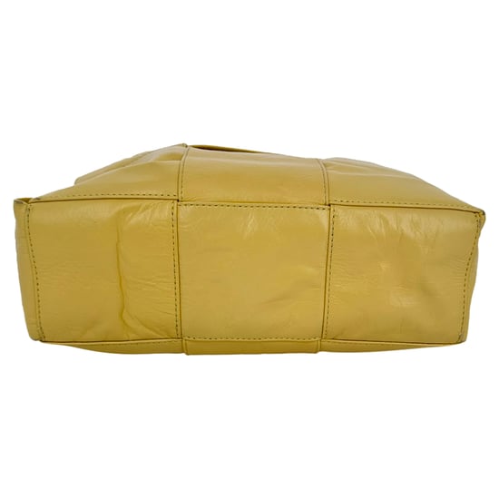 Bottega Veneta Medium Arco cameratas in geel kalfsleer - Image 6