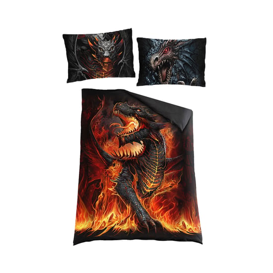 Spiral Draconis-dekbedset (Zwart) - Image 1