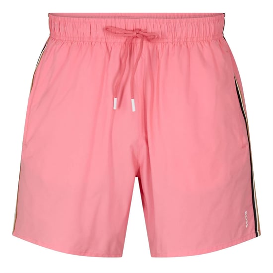 Boss Heren Iconic Logo Zwemshort (Lichtroze) - Image 1