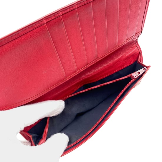 Dior Vintage leren portemonnee met reliëf CD-logo - Image 5