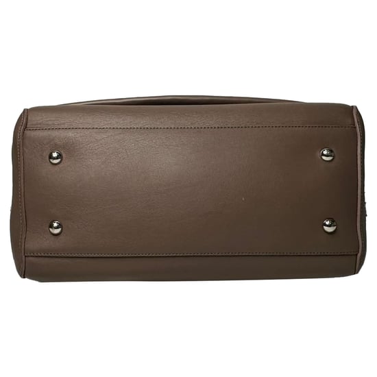 Moerbei Wilg Handtas in Bruin Leder - Image 5