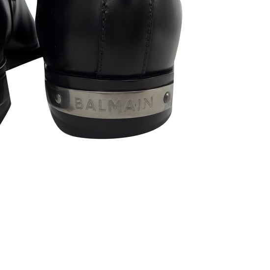 Balmain Pete Chelsea Enkellaarsjes in Zwart Kalfsleer - Image 5