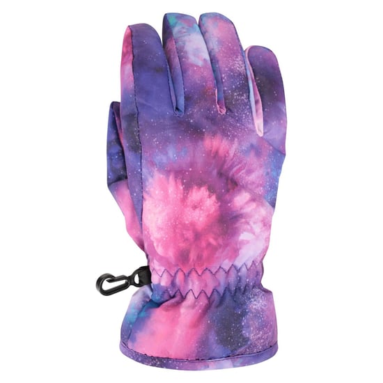Mountain Warehouse Skihandschoenen met opdruk voor kinderen (Donkerpaars) - Image 1