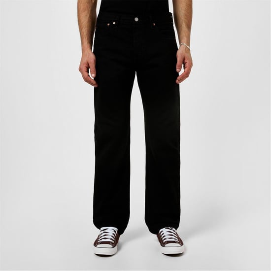 Levis Heren 501 Originele Crash Courses Jeans (Zwart) - Image 1