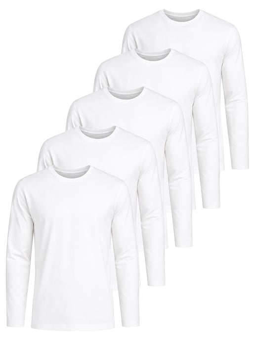 Kruze | T-shirts met lange mouwen voor heren – 5-pack - Image 1