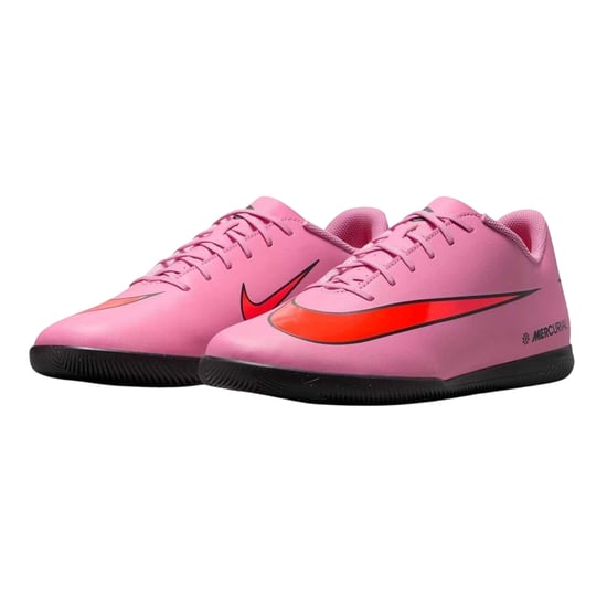 Nike Mercurial leren zaalvoetbalschoenen voor heren (Roze/Zwart) - Image 5