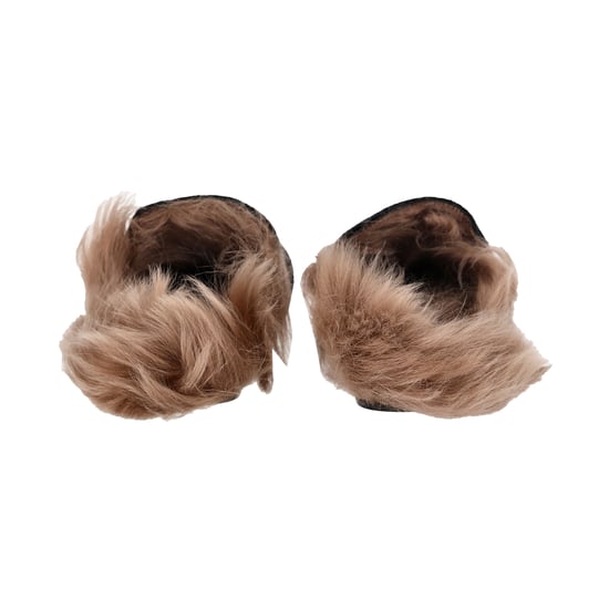 Gucci Princetown Muilen in Zwart Fluweel - Image 3