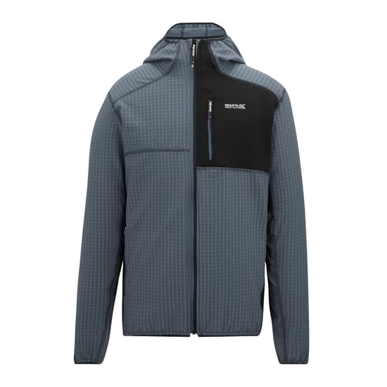 Regatta Heren Alven Full Zip Fleecejack (Stormgrijs/Zwart) - Image 2