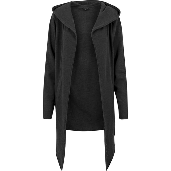 Urban Classics Heren Lang Vest met Open Rand (Houtskool) - Image 1