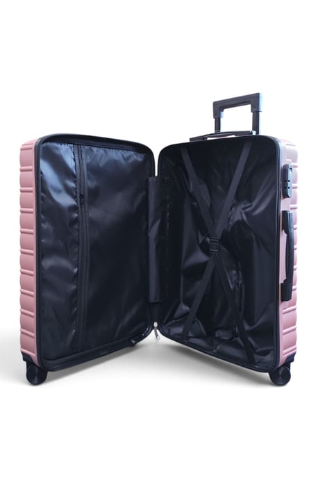 Hardshell roségouden 8-wiel bagagekoffer Tas Koffer - Vespera - Image 6