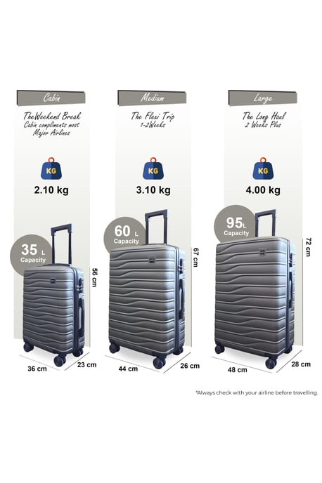 Hardshell Koffie 8 Wiel Bagagekoffer Tas Koffer Set - Reis - Image 3