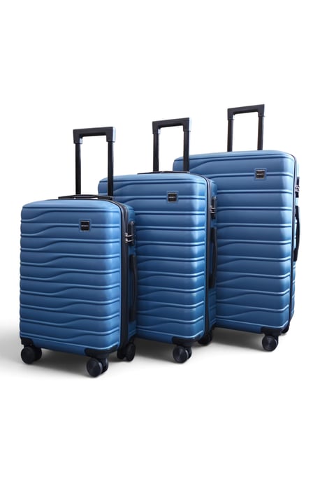Hardshell blauwe 8-wiel bagagekoffer Tas Koffer Set - Voyage - Image 5