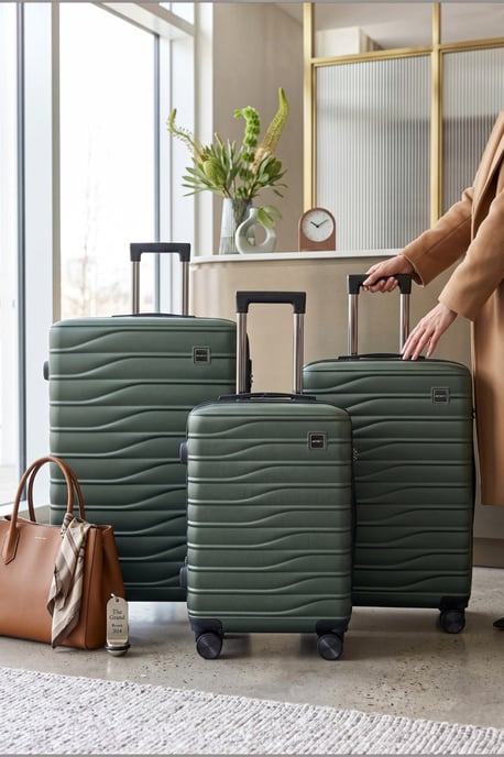 Hardshell groene 8-wielige bagagekoffer Tas Koffer Set - Reis - Image 2