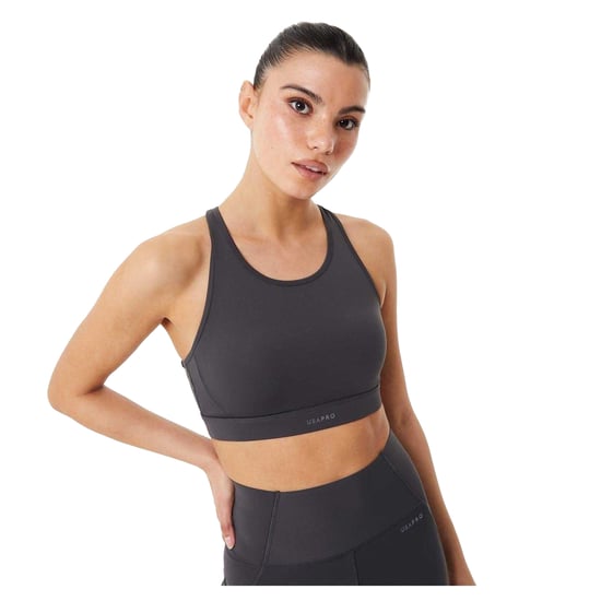 USA Pro Sportbeha met racerback voor dames (Houtskool mergel) - Image 2