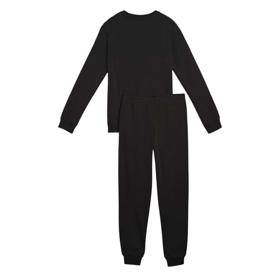 Puma Fleece-trainingspak met logo nr. 1 voor kinderen (Zwart) - Image 2