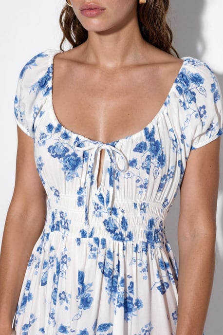 Bloemige Viscose Maxi Jurk - Image 4