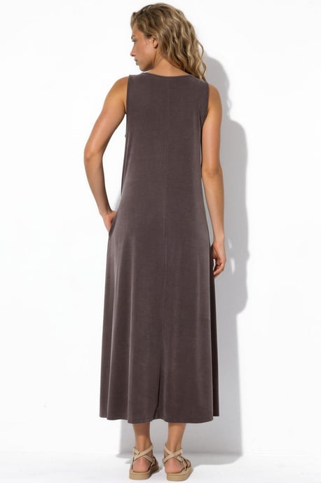 Mouwloze Maxi Jersey Jurk - Image 3