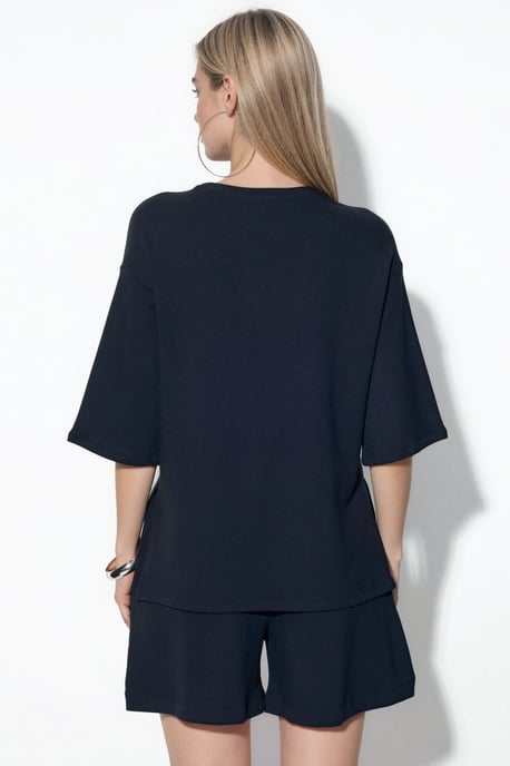 Dames Losse Crew Neck T-shirt - Image 3