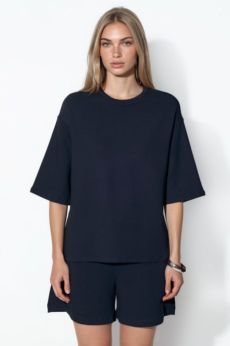 Dames Losse Crew Neck T-shirt - Image 5