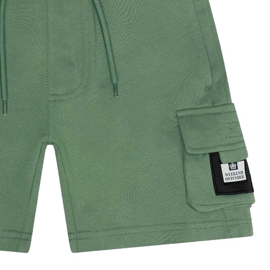 Weekend Offender Jongens Nieuwe Carillo Regular Shorts (Midden Groen) - Image 3