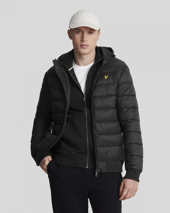 Lyle & Scott Nylon Heren Gewatteerde Jas - Image 1