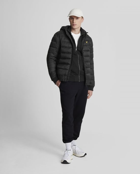 Lyle & Scott Nylon Heren Gewatteerde Jas - Image 3