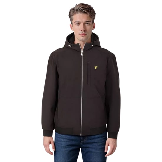 Lyle & Scott softshelljack in zwart - Image 4