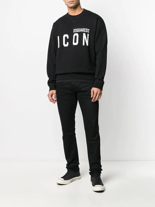 DSquared2 Icon-sweatshirt voor heren in zwart - Image 3