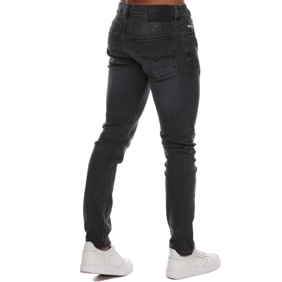 Men's Diesel D-LUSTER Slim Jeans in Grey - Image 2