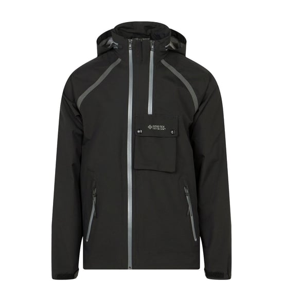 Belstaff effen dubbel zwart waterdicht trainingsjack - Image 1