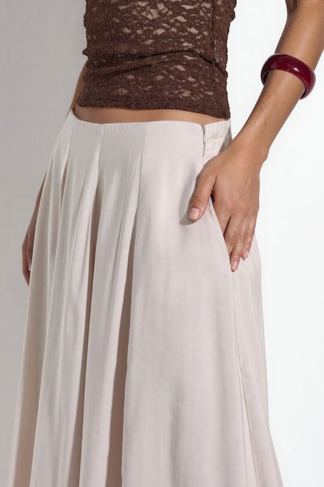 Hoge Taille Maxi A-Lijn Rok - Image 4