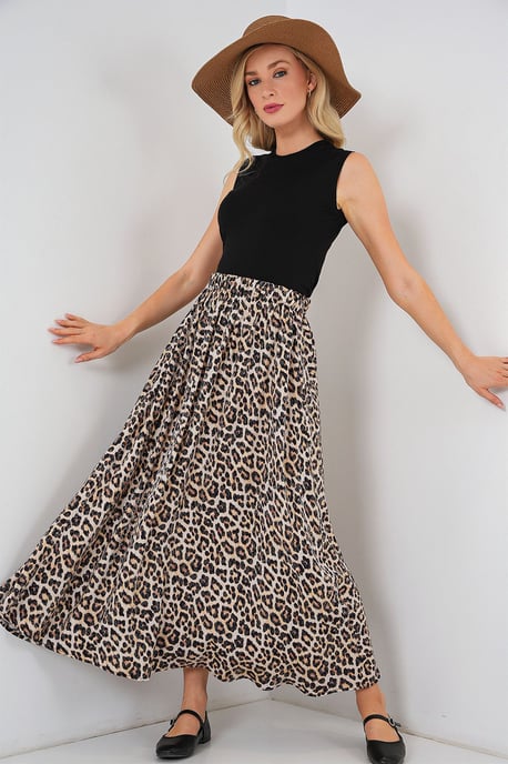 Maxi Rok met Elastische Taille - Image 4