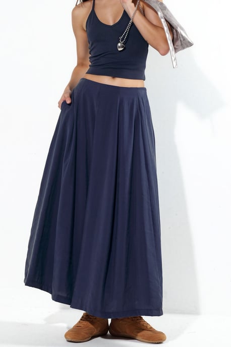 Hoge Taille Maxi A-Lijn Rok - Image 1