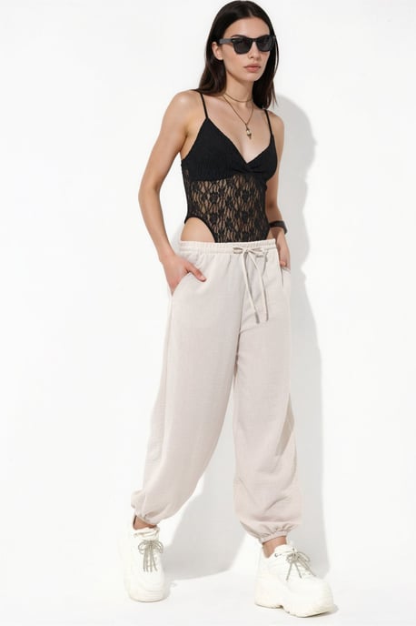 Dames Joggingbroek van Geweven Polyester - Image 4