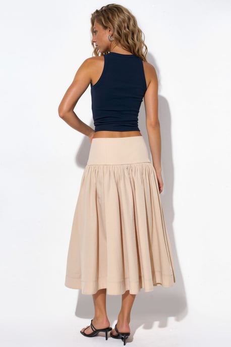 Hoge Taille A-Lijn Midi Rok - Image 3