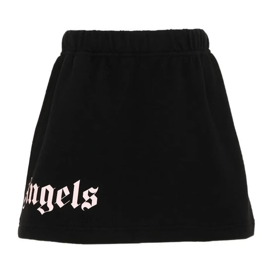 Palm Angels Meisjes Klassieke Oversized Logo Mini Rok (Zwart) - Image 2