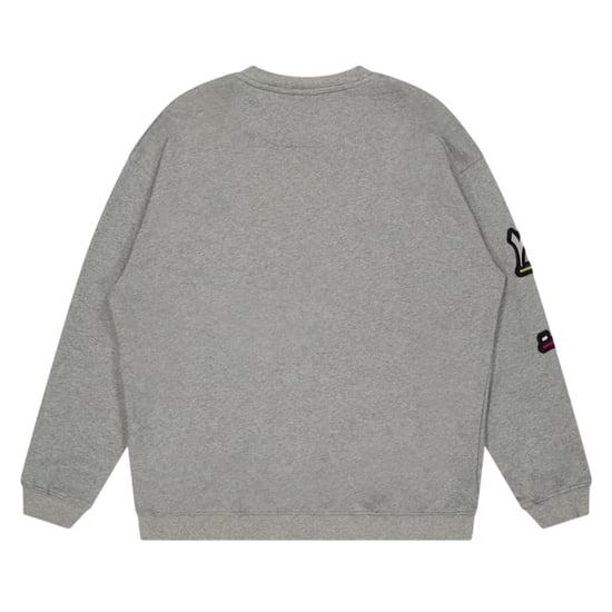Diadora Sweatshirt met ronde hals en eenhoornmotief voor kinderen (Grijze Melange) - Image 2