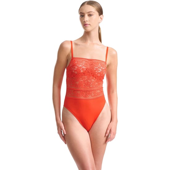 Wolford Bodysuit met bloemenprint voor dames (Rood) - Image 1