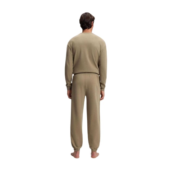 Boss Trainingsbroek voor heren van French Terry met geborduurd logo (Bruin) - Image 2
