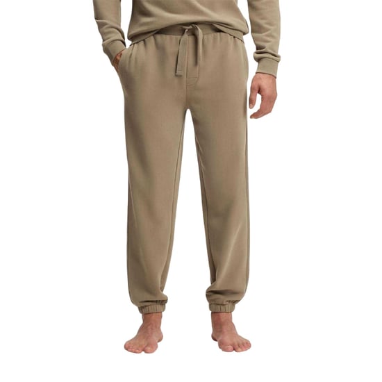Boss Trainingsbroek voor heren van French Terry met geborduurd logo (Bruin) - Image 4